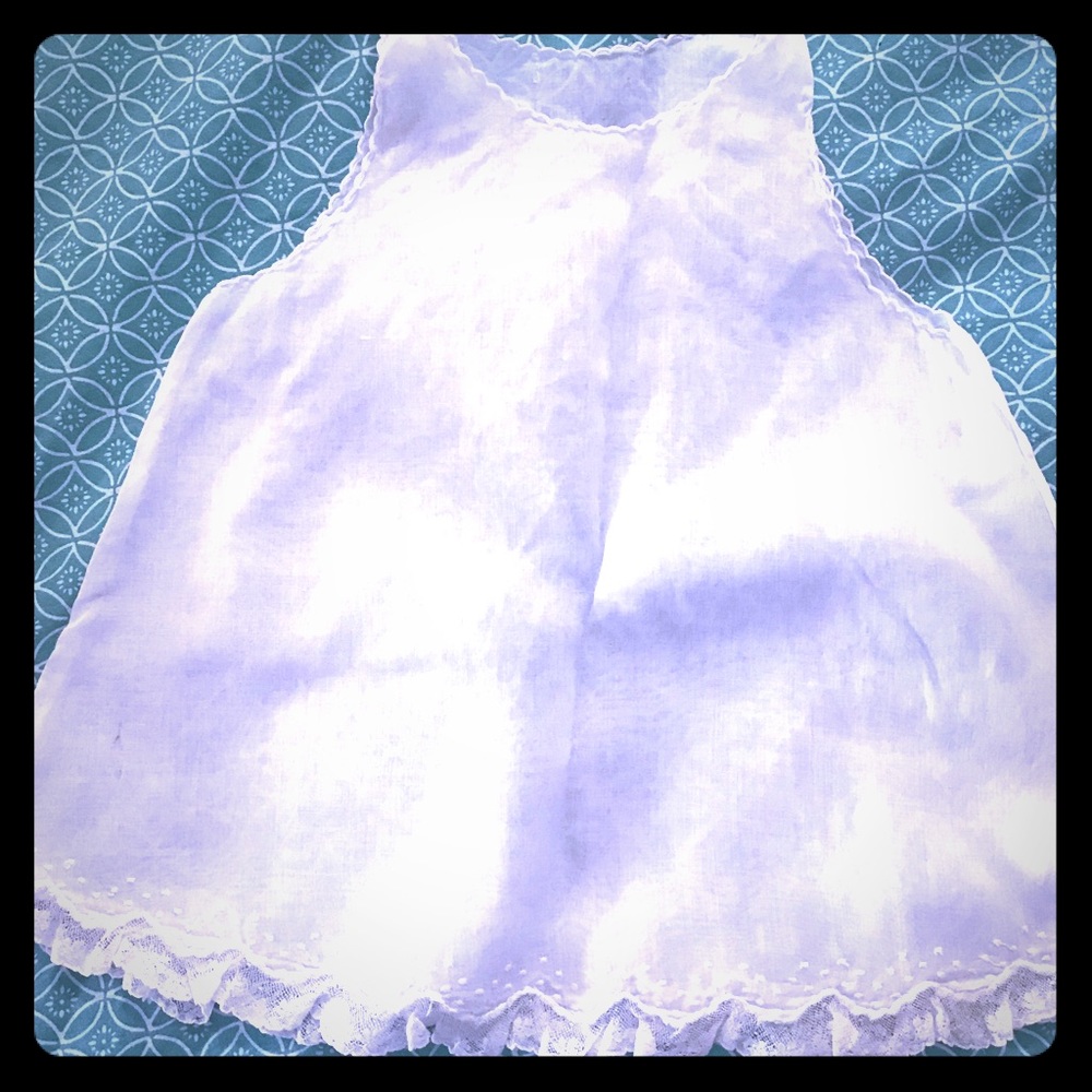 Vintage baby christening outfit